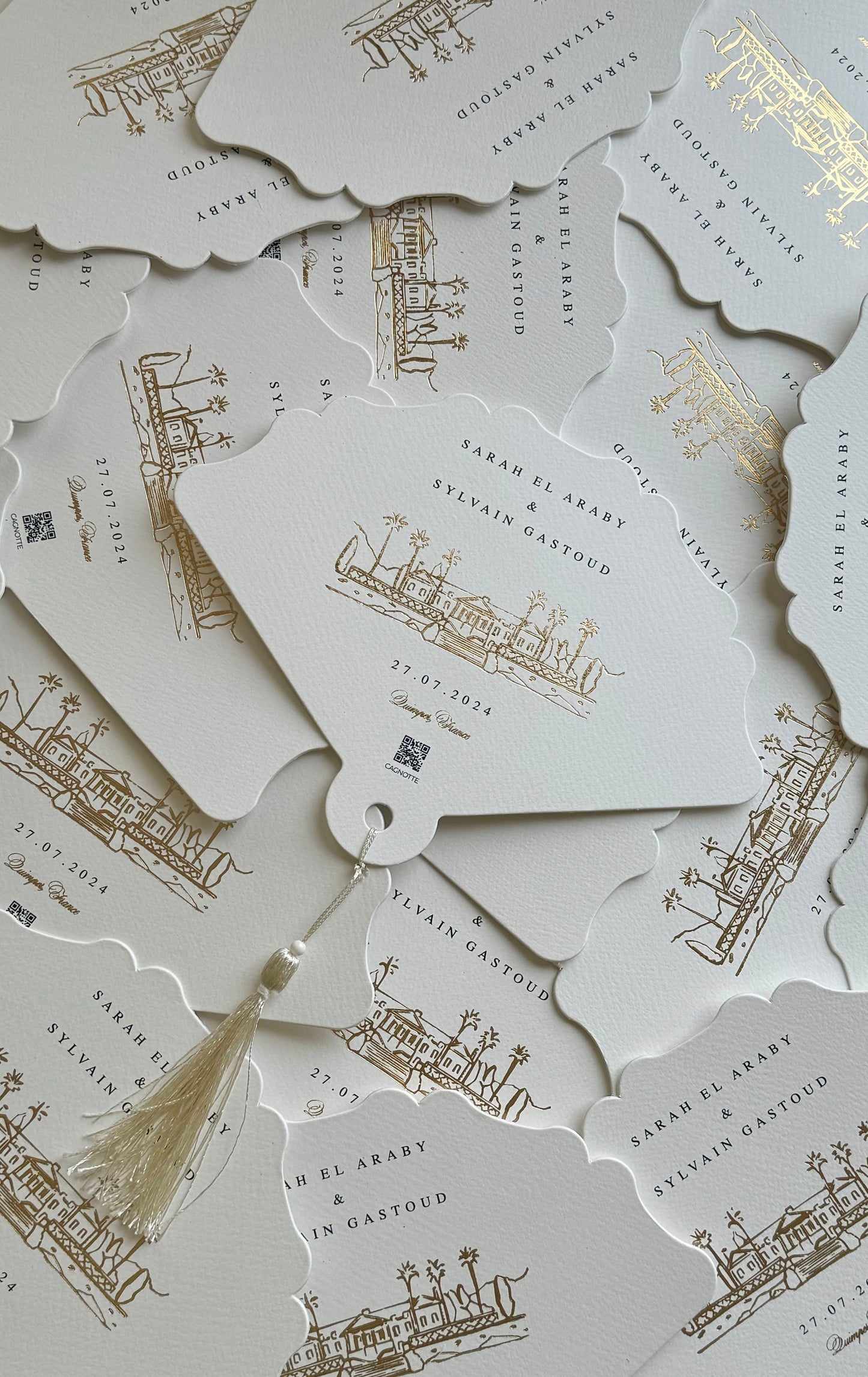 Customized Wedding Paper fans