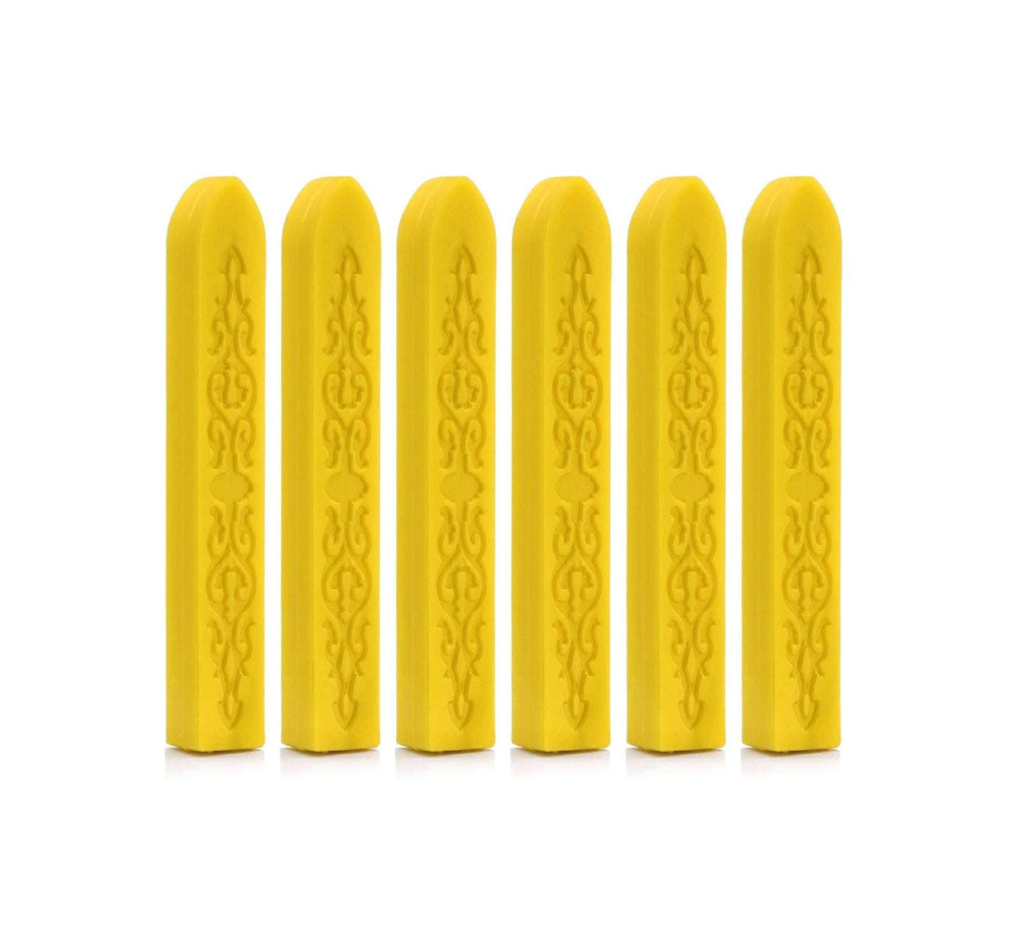 10 Traditional Yellow Wax Sticks - WrapnSeal