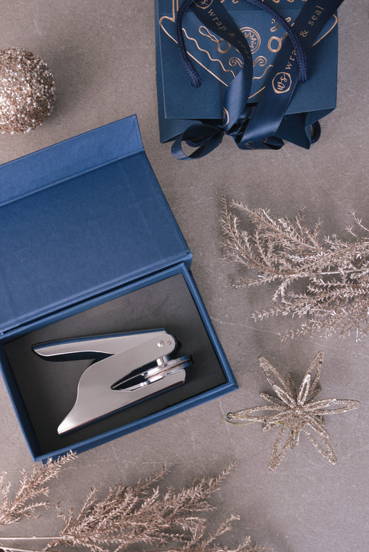 Logo Embossed Paper Stamp ( Design Upload)