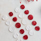 Standard Valentine wax stamps