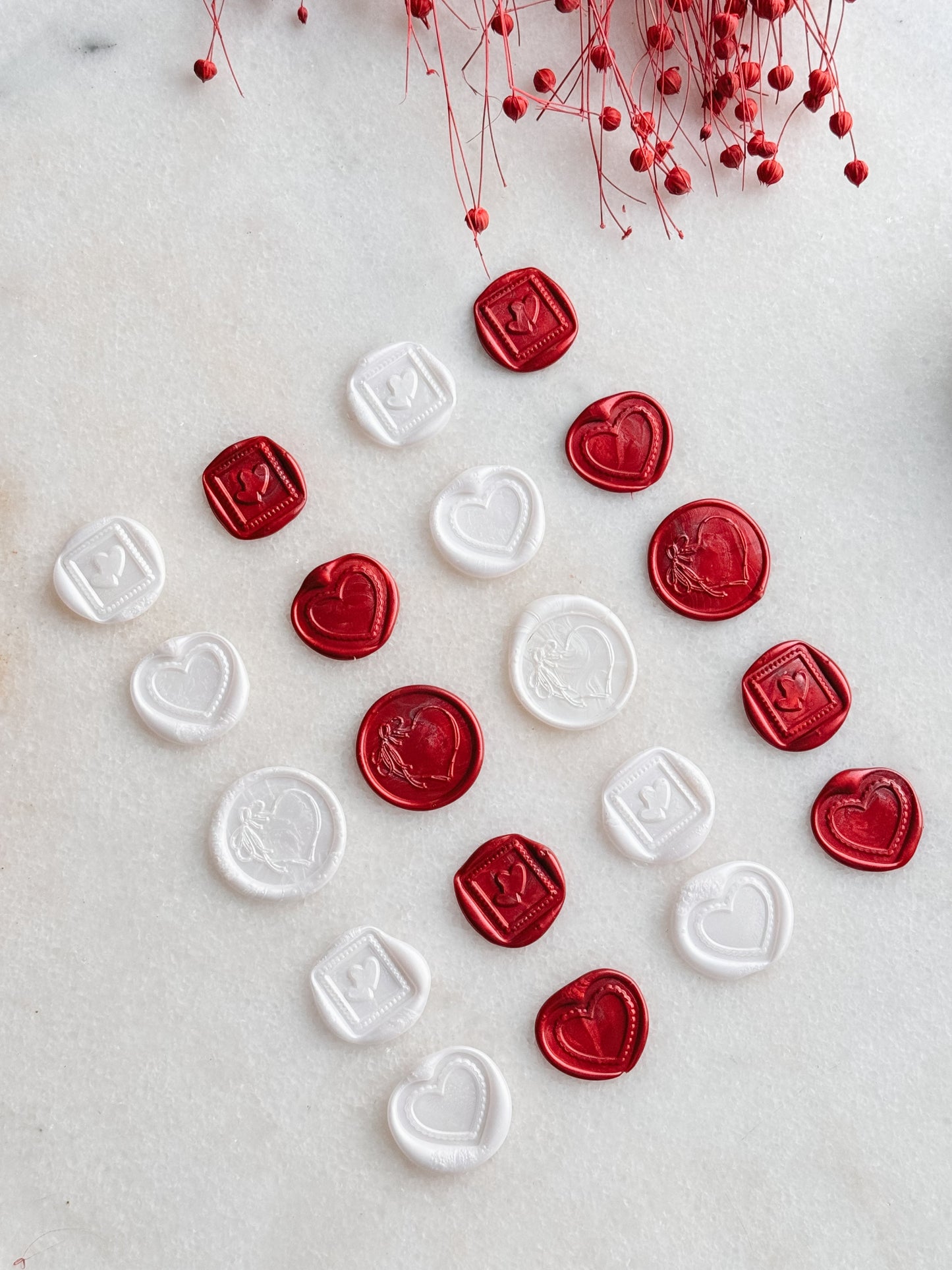 Standard Valentine wax stamps