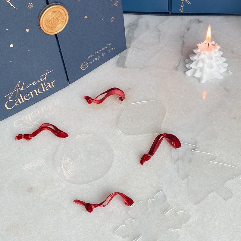 christmas gift ideas Christmas holiday advent calendar stationery wax sealing kit christmas candle beads gluegun sticks melting spoon