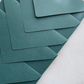 Set of 5 Rectangle hunter green envelopes