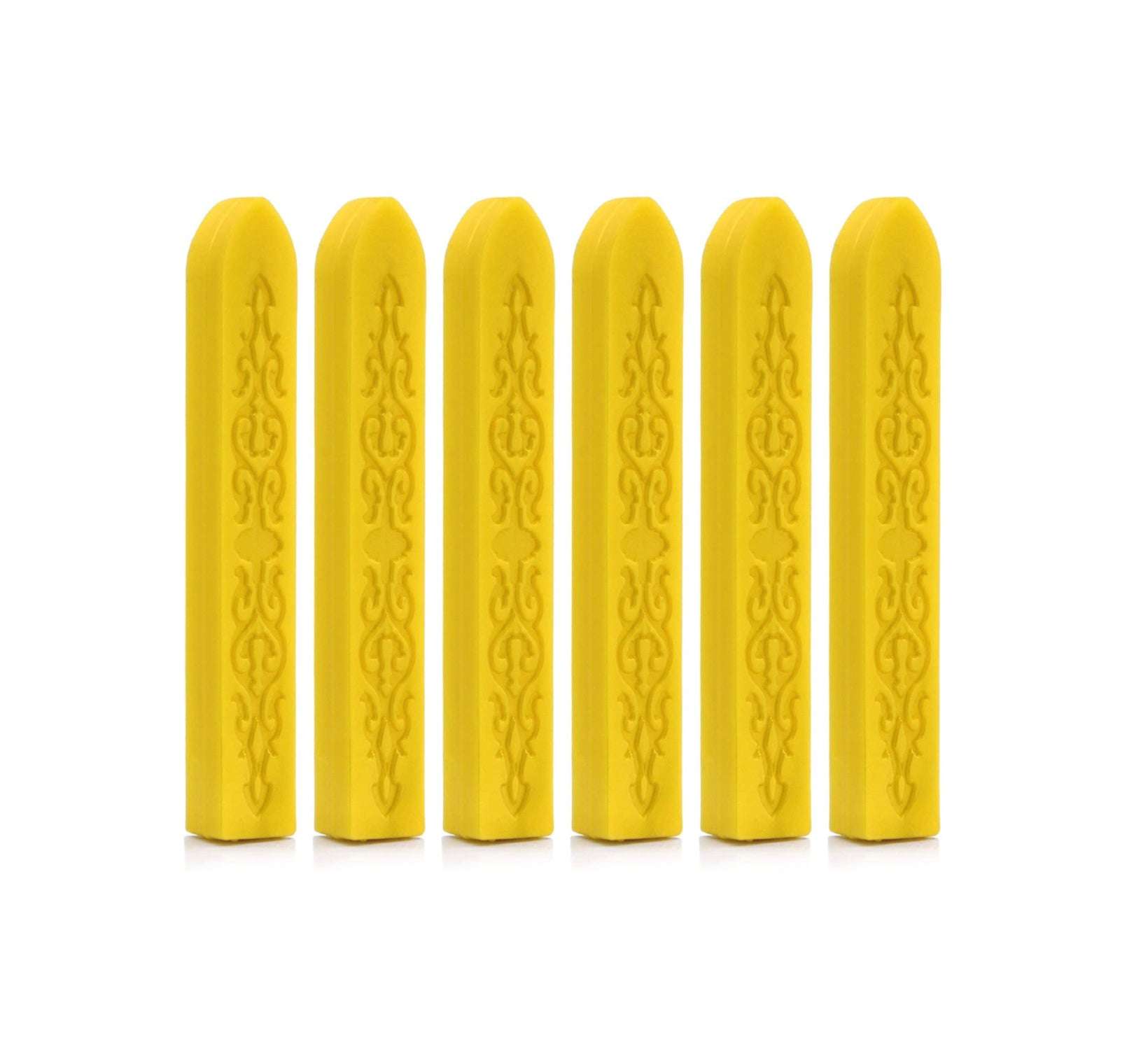 10 Traditional Yellow Wax Sticks - WrapnSeal